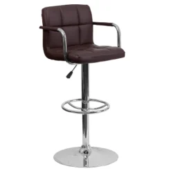 Flash Furniture Contemporary Quilted Vinyl Adjustable Height Barstool With Arms And Chrome Base 35 Flash Furniture Contemporary Quilted Vinyl Adjustable Height Barstool With Arms And Chrome Base -Furniture GUEST ef61b3c6 469b 43d5 bb3d e1a4d30fb705