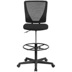 Flash Furniture Ergonomic Mid-Back Mesh Drafting Chair With Black Fabric Seat And Adjustable Foot Ring 16 Flash Furniture Ergonomic Mid-Back Mesh Drafting Chair With Black Fabric Seat And Adjustable Foot Ring -Furniture GUEST f0347d9c 7684 4134 9b85 eab0146fac20