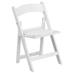 Flash Furniture 10 Pack Kids White Resin Folding Event Party Chair With Vinyl Padded Seat -Furniture GUEST f061b39e 5a30 4afd 83ca 693f51d860f7