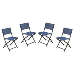 Flash Furniture Brazos Series Outdoor 4pcs Folding Chair With Flex Comfort Material And Metal Frame -Furniture GUEST f0cd1dd4 b74e 4582 bec7 060e32ec5b43