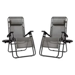 Flash Furniture Adjustable Folding Mesh Zero Gravity Reclining Lounge Chair With Pillow And Cup Holder Tray, Set Of 2 32 Flash Furniture Adjustable Folding Mesh Zero Gravity Reclining Lounge Chair With Pillow And Cup Holder Tray, Set Of 2 -Furniture GUEST f17d5dd2 327c 41e8 aab3 14dd2ff5f6ef
