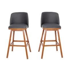 Flash Furniture Julia Set Of 2 Transitional Upholstered Barstools With Nailhead Trim And Solid Wood Frames 27 Flash Furniture Julia Set Of 2 Transitional Upholstered Barstools With Nailhead Trim And Solid Wood Frames -Furniture GUEST f2429c2d 5d2d 4e2f 9246 acf7d5460844