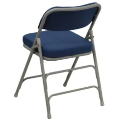 Flash Furniture HERCULES Series Metal Folding Chairs With Padded Seats | Set Of 4 Metal Folding Chairs -Furniture GUEST f2dcab29 5e2c 4ea4 ae35 198eab4c2b8a