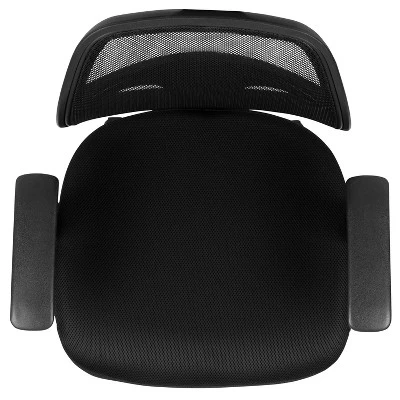 Flash Furniture Flash Fundamentals Mid-Back Mesh Swivel Ergonomic Task Office Chair With Arms 8 Flash Furniture Flash Fundamentals Mid-Back Mesh Swivel Ergonomic Task Office Chair With Arms - Image 8