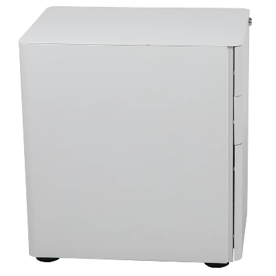 Flash Furniture Modern 3-Drawer Mobile Locking Filing Cabinet With Anti-Tilt Mechanism And Hanging Drawer For Legal & Letter Files 11 Flash Furniture Modern 3-Drawer Mobile Locking Filing Cabinet With Anti-Tilt Mechanism And Hanging Drawer For Legal & Letter Files - Image 11