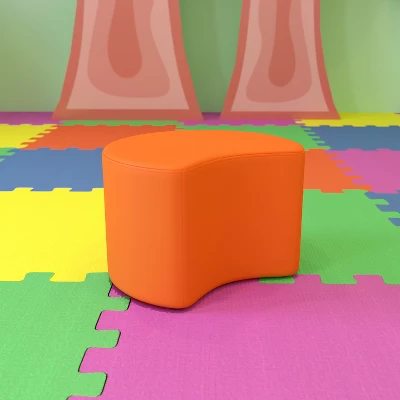 Flash Furniture Soft Seating Flexible Moon For Classrooms And Daycares - 12" Seat Height 1 Flash Furniture Soft Seating Flexible Moon For Classrooms And Daycares - 12" Seat Height