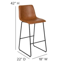 Flash Furniture 30 Inch Commercial Grade LeatherSoft Bar Height Barstools, Set Of 2 19 Flash Furniture 30 Inch Commercial Grade LeatherSoft Bar Height Barstools, Set Of 2 -Furniture GUEST f3b95308 08ab 4a89 bfd0 ad4d54b38f00