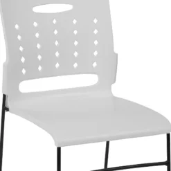 Flash Furniture HERCULES Series 881 Lb. Capacity White Sled Base Stack Chair With Air-Vent Back 12 Flash Furniture HERCULES Series 881 Lb. Capacity White Sled Base Stack Chair With Air-Vent Back -Furniture GUEST f522b3f5 89a5 4a3c beba a76fda61a2e5