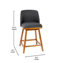 Flash Furniture Julia Set Of 2 Transitional Upholstered Counter Stools With Nailhead Trim And Solid Wood Frames 19 Flash Furniture Julia Set Of 2 Transitional Upholstered Counter Stools With Nailhead Trim And Solid Wood Frames -Furniture GUEST f54008cc 7898 4e48 83d5 69ef2f4f3cf1