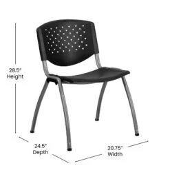Flash Furniture HERCULES Series 880 Lb. Capacity Plastic Stack Chair With Powder Coated Frame 19 Flash Furniture HERCULES Series 880 Lb. Capacity Plastic Stack Chair With Powder Coated Frame -Furniture GUEST f5756455 b755 4bd8 a4d7 efc59b711901