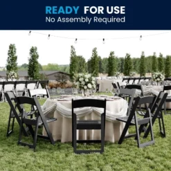 Flash Furniture 4 Pack HERCULES Series 800 Lb. Capacity Resin Folding Chair With Slatted Seat 29 Flash Furniture 4 Pack HERCULES Series 800 Lb. Capacity Resin Folding Chair With Slatted Seat -Furniture GUEST f5828917 383c 4dd1 b0ef e8a14dd945f3