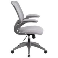 Flash Furniture Mid-Back Mesh Swivel Ergonomic Task Office Chair With Gray Frame And Flip-Up Arms -Furniture GUEST f5d8cb2c 259e 4bbf 998f f88f5410ab7d