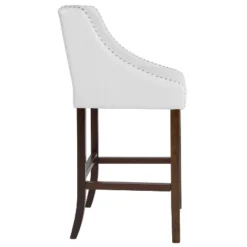 Flash Furniture Carmel Series 30" High Transitional Tufted Walnut Barstool With Accent Nail Trim 19 Flash Furniture Carmel Series 30" High Transitional Tufted Walnut Barstool With Accent Nail Trim -Furniture GUEST f600cb9d 8917 49b4 b0fb 997e462fbd96