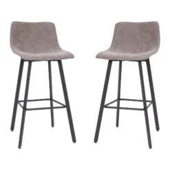 Flash Furniture Caleb Modern Armless 30 Inch Bar Height Commercial Grade Barstools With Footrests And Matte Iron Frames, Set Of 2 26 Flash Furniture Caleb Modern Armless 30 Inch Bar Height Commercial Grade Barstools With Footrests And Matte Iron Frames, Set Of 2 -Furniture GUEST f74fa748 6bff 4c64 a765 2b809670bf60