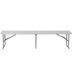 Flash Furniture 10.25''W X 71''L Bi-Fold Granite White Plastic Bench With Carrying Handle -Furniture GUEST f7865530 359b 44cb 9619 16fabaedf908