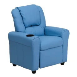 Flash Furniture Contemporary Kids Recliner With Cup Holder And Headrest -Furniture GUEST f80baf7e ee20 4908 88e2 5234c502fab4