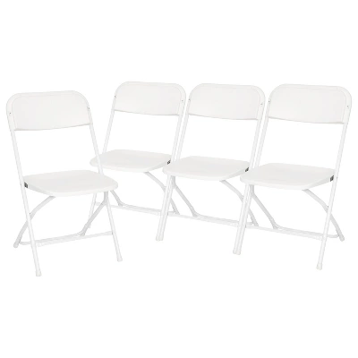Flash Furniture Hercules™ Big And Tall Commercial Folding Chair - Extra Wide 650LB. Capacity - Durable Plastic - 4-Pack 12 Flash Furniture Hercules™ Big And Tall Commercial Folding Chair - Extra Wide 650LB. Capacity - Durable Plastic - 4-Pack - Image 12
