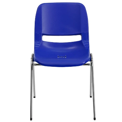 Flash Furniture HERCULES Series 880 Lb. Capacity Ergonomic Shell Stack Chair With Chrome Frame And 18'' Seat Height 10 Flash Furniture HERCULES Series 880 Lb. Capacity Ergonomic Shell Stack Chair With Chrome Frame And 18'' Seat Height - Image 10