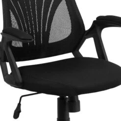 Flash Furniture Mid-Back Designer Black Mesh Swivel Task Office Chair With Open Arms 13 Flash Furniture Mid-Back Designer Black Mesh Swivel Task Office Chair With Open Arms -Furniture GUEST fa3f44b6 0f77 456c 883b 96b3d8d20c71