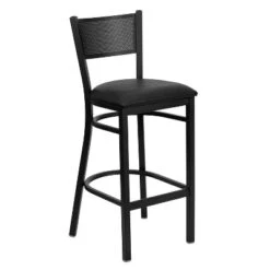 Flash Furniture Black Grid Back Metal Restaurant Barstool 12 Flash Furniture Black Grid Back Metal Restaurant Barstool -Furniture GUEST faed4795 7c97 4834 b521 1e2ffc8f5493