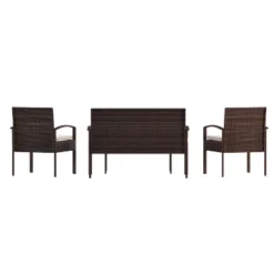 Flash Furniture Aransas Series 4 Piece Patio Set With Steel Frame And Cushions 22 Flash Furniture Aransas Series 4 Piece Patio Set With Steel Frame And Cushions -Furniture GUEST fb194e7b 946a 4a72 a06e b37144d91090