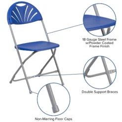 Flash Furniture 2 Pack HERCULES Series 650 Lb. Capacity Plastic Fan Back Folding Chair 22 Flash Furniture 2 Pack HERCULES Series 650 Lb. Capacity Plastic Fan Back Folding Chair -Furniture GUEST fb91c972 fa49 4571 8d27 8deb5d81492a