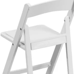 Flash Furniture Kids Folding Chairs With Padded Seats | Set Of 2 White Resin Folding Chair With Vinyl Padded Seat For Kids -Furniture GUEST fc157337 1ec5 4f84 8d1a ec6c6ca06a4e