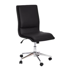 Flash Furniture Madigan Mid-Back Armless Swivel Task Office Chair With Upholstery And Adjustable Metal Base 28 Flash Furniture Madigan Mid-Back Armless Swivel Task Office Chair With Upholstery And Adjustable Metal Base -Furniture GUEST fcce5e8f 45d7 4b28 86c9 6ac1d83a9f26