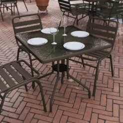 Flash Furniture Barker 31.5'' Square Tempered Glass Metal Table 13 Flash Furniture Barker 31.5'' Square Tempered Glass Metal Table -Furniture GUEST fcdaf5ad 475d 4d08 9187 bc7c628194b0