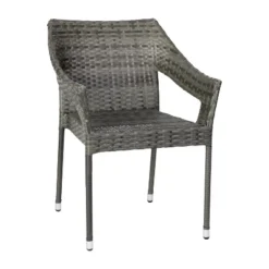 Flash Furniture Ethan Set Of 2 Commercial Grade Stacking Patio Chairs, All Weather PE Rattan Wicker Patio Dining Chairs 24 Flash Furniture Ethan Set Of 2 Commercial Grade Stacking Patio Chairs, All Weather PE Rattan Wicker Patio Dining Chairs -Furniture GUEST fd761c70 b4e3 45c3 9910 66abdbba137a 1