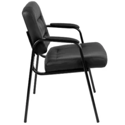 Flash Furniture Darwin Flash Fundamentals Black LeatherSoft Executive Reception Chair With Black Metal Frame 21 Flash Furniture Darwin Flash Fundamentals Black LeatherSoft Executive Reception Chair With Black Metal Frame -Furniture GUEST fda47540 a634 4b24 bcbd 595c5f59072c