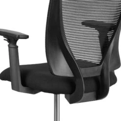 Flash Furniture Ergonomic Mid-Back Mesh Drafting Chair With Black Fabric Seat, Adjustable Foot Ring And Adjustable Arms 12 Flash Furniture Ergonomic Mid-Back Mesh Drafting Chair With Black Fabric Seat, Adjustable Foot Ring And Adjustable Arms -Furniture GUEST fe959d3e 5ebd 48a9 9b7c 815ae0506302