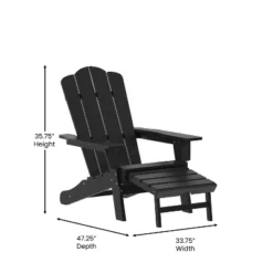 Flash Furniture Halifax HDPE Adirondack Chair With Cup Holder And Pull Out Ottoman, All-Weather HDPE Indoor/Outdoor Lounge Chair 19 Flash Furniture Halifax HDPE Adirondack Chair With Cup Holder And Pull Out Ottoman, All-Weather HDPE Indoor/Outdoor Lounge Chair -Furniture GUEST fefd769b fc96 4ec9 9cf0 f3180679939d