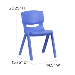 Flash Furniture 4 Pack Blue Plastic Stackable School Chair With 13.25'' Seat Height 11 Flash Furniture 4 Pack Blue Plastic Stackable School Chair With 13.25'' Seat Height -Furniture GUEST ff3d138b 5be4 4dc6 a9f8 01d46dbe2393