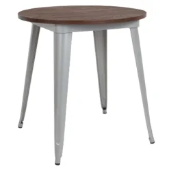 Flash Furniture 30" Round Metal Indoor Table With Rustic Wood Top 8 Flash Furniture 30" Round Metal Indoor Table With Rustic Wood Top -Furniture GUEST ff7a00b6 e19b 4ce4 8994 27f5e207a1b9