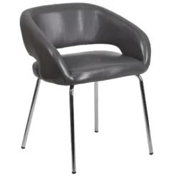 Flash Furniture Fusion Series Contemporary LeatherSoft Side Reception Chair With Chrome Legs 24 Flash Furniture Fusion Series Contemporary LeatherSoft Side Reception Chair With Chrome Legs -Furniture GUEST ff7ff3cd 6545 4377 bfcf aad772b64d83