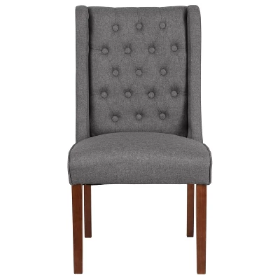Flash Furniture HERCULES Preston Series Tufted Parsons Chair With Side Panel Detail 8 Flash Furniture HERCULES Preston Series Tufted Parsons Chair With Side Panel Detail - Image 8